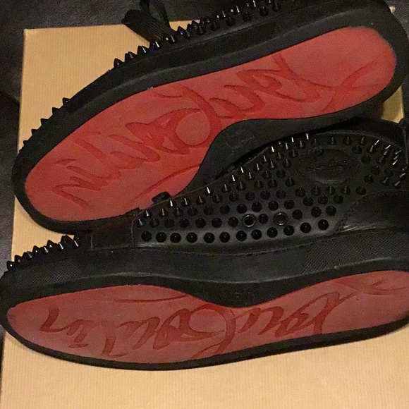 Black spike Christian Louboutin “Red Bottoms” - Picture 4 of 4